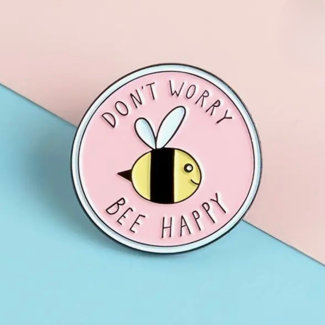 Bee Happy Pin