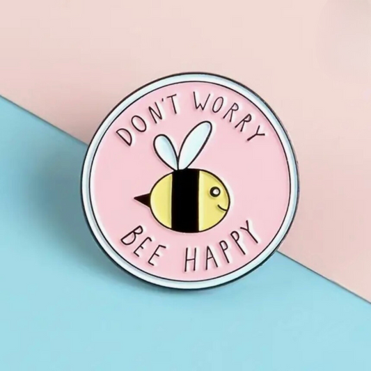 Bee Happy Pin